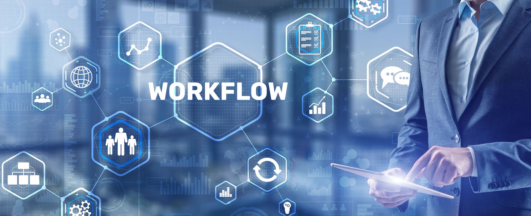 Automation of business workflows. Work process.